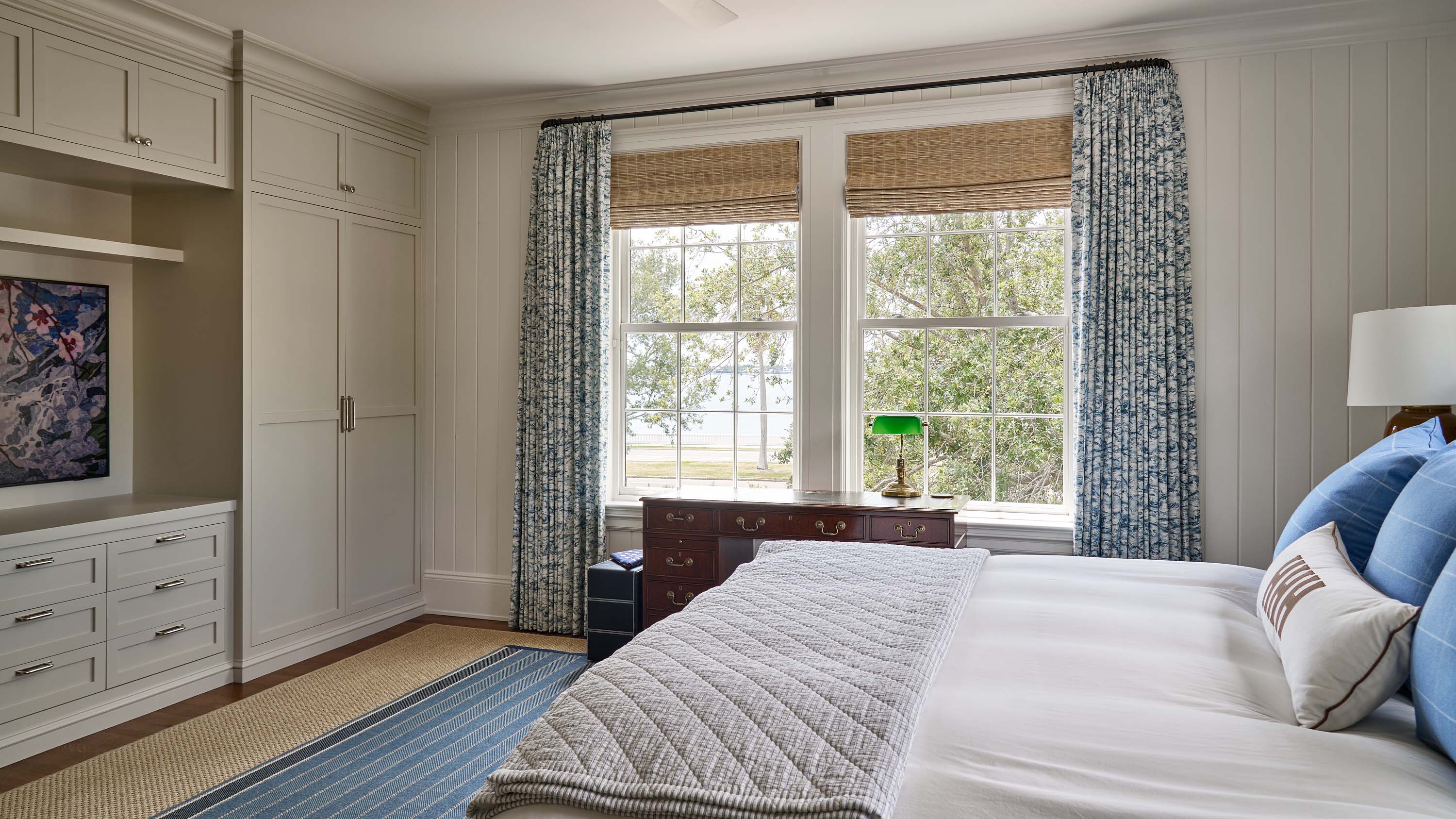 master suite with beige color schemes
